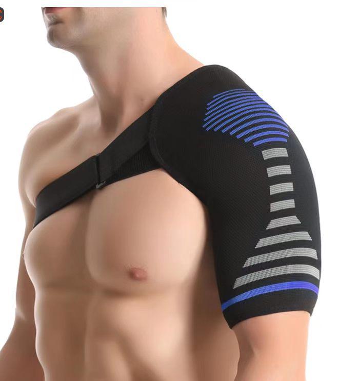 Adjustable Elastic Shoulder Support Bandage for Sprains and Strains
