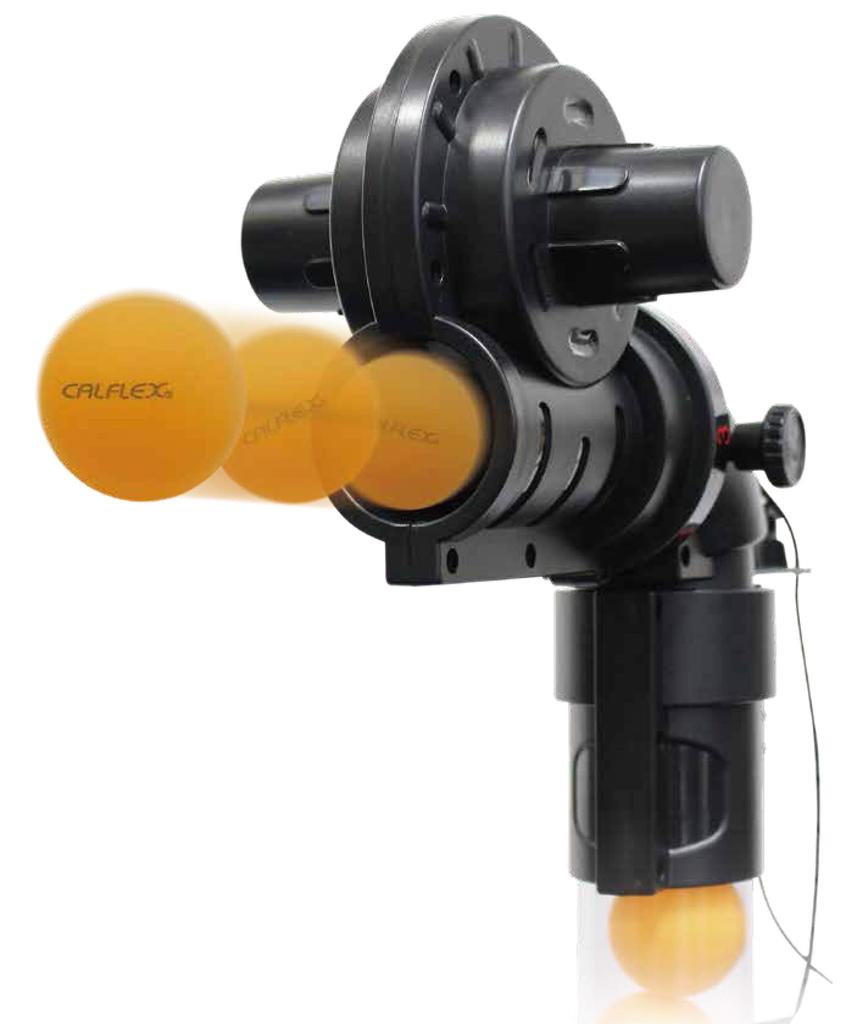 Sakurai Calflex Table Tennis Ping Pong Machine with 8 Spin Functions and Adapter, CTR-18S