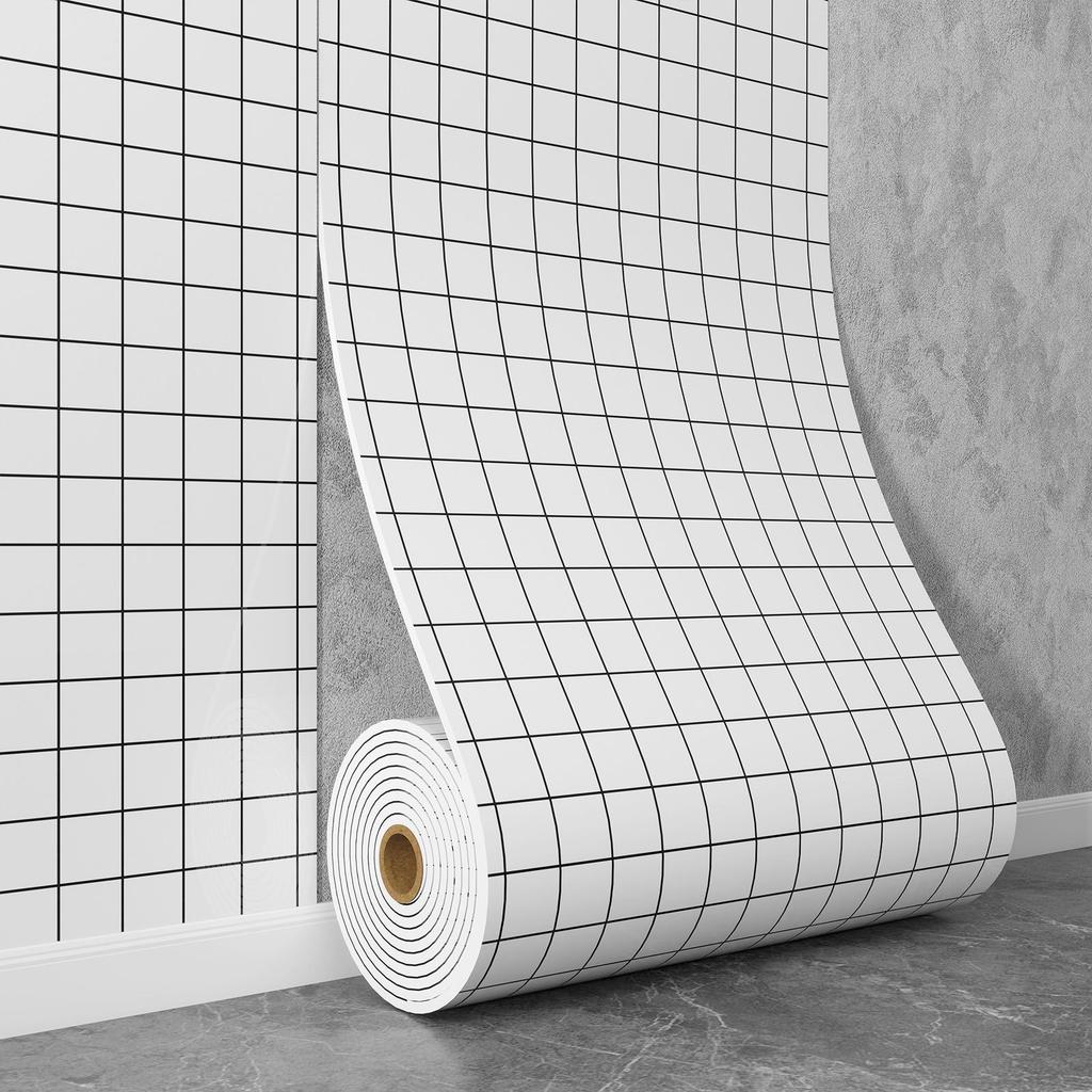 Self-Adhesive Waterproof Imitation Marble Tile Wall Sticker for Bathroom, Living Room, Kitchen, and TV Background.