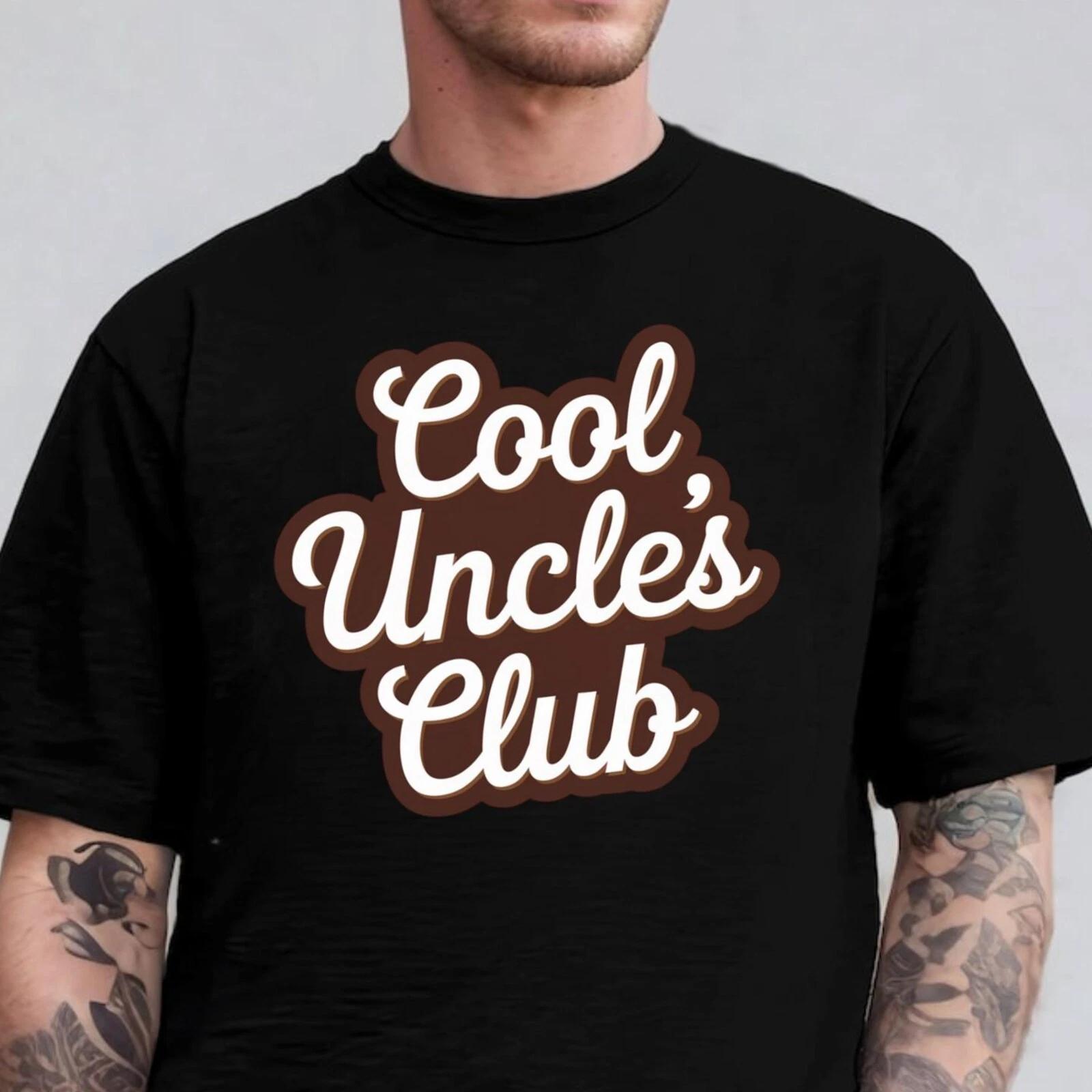 Men s and Women s T-shirts Cool Uncle s Club Shirt, Pregnancy Announcement Shirt for Uncle, Funny Cool XXXXL