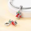 Realcopper Christmas Tree Beads Christmas Collection Charms For Making Original Bracelets Diy Fine Jewelry Gifts For Women