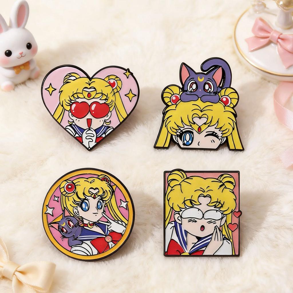 High Quality Manga Enamel Pin Anime Lapel Pins for Backpacks Cute Things Brooches Badges on Backpack Brooch for Clothes Jewelry