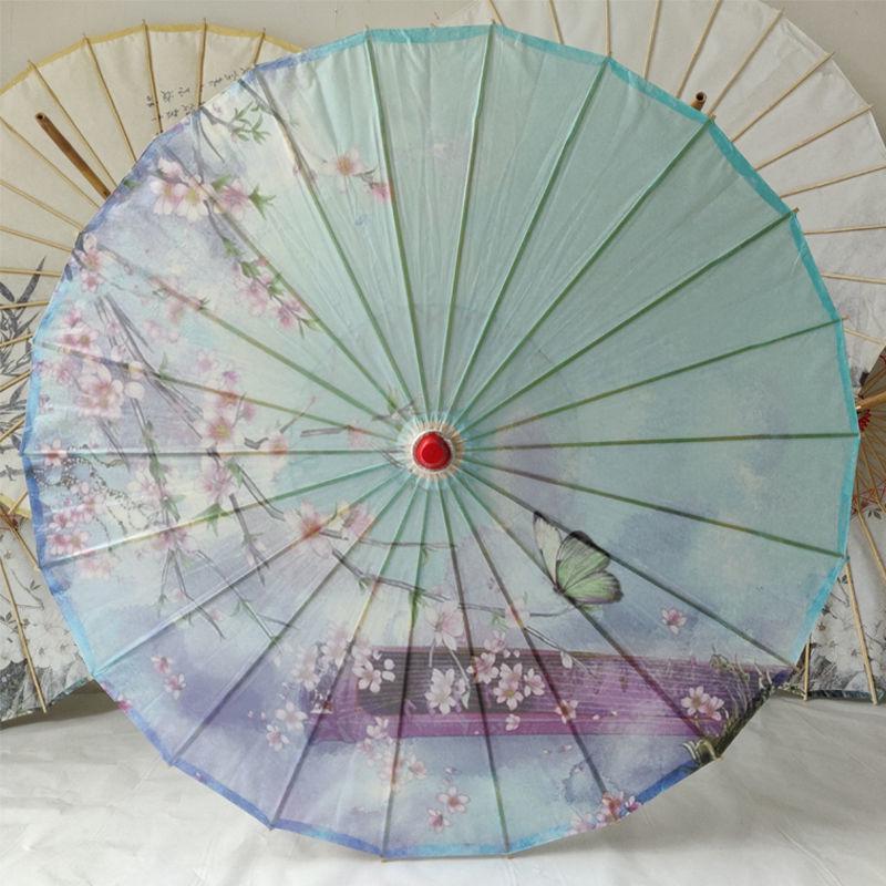 Retro Parasol Olejowy w Stylu Chińskim - Wodoodporny, Ochrona Przed Słońcem, Dekoracja Taneczna i Cheongsam