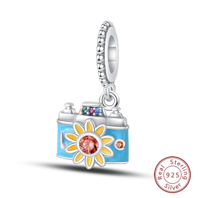 100% Copper Butterfly Fairy Dream Ocean Shell Pearl Mermaid Sea Turtle Sunflower Charms Beads Fit Qikaola Bracelets