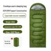 Outdoor Camping Portable Envelope Sleeping Bag - Dirt-Proof, Warm, Thick, Pure Cotton for Adults