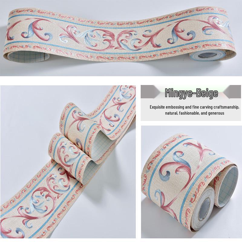 Plintă Decorativă Impermeabilă din PVC și Autocolante de Perete pentru Casă