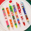 Hangsu Christmas Cartoon Gel Pen - Cute Push-Button Stationery for Exams and Signatures