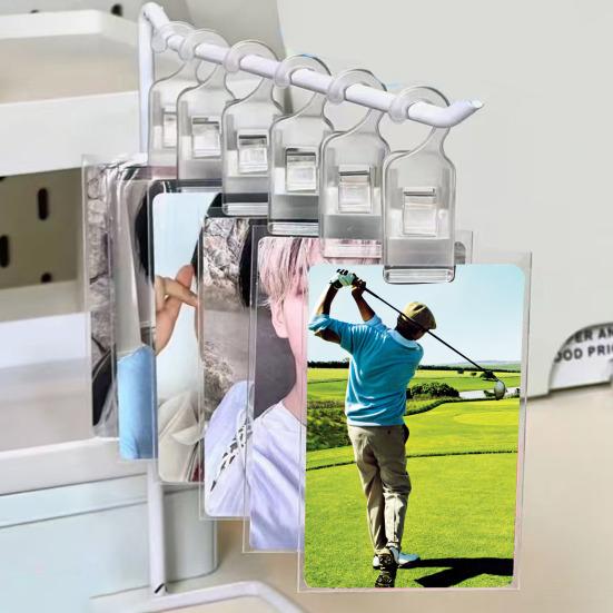 Прищепки для белья Мини-клипсы для постеров Держатель для фотографий и рисунков для подвешивания и демонстрации Открытый пластиковый органайзер для шкафа для брюк, полотенец, носков, ботинок 10pcs