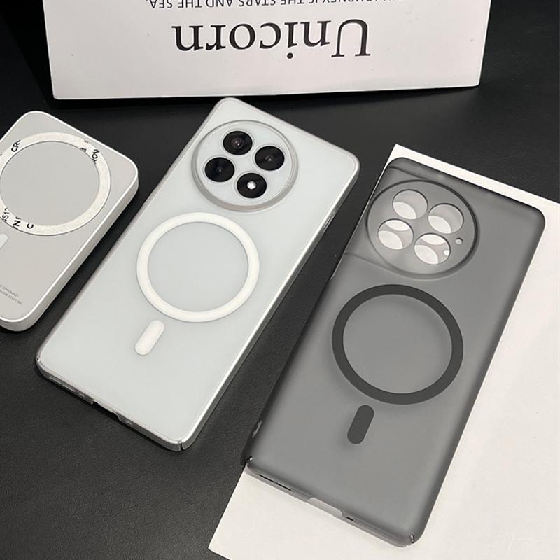 Matte Translucent Wireless Charging Magnetic For Magsafe Case For OnePlus 13 12 11 10 9 8 7 ACE 2 3 5 Pro Nord 2 3 4 Lite Cover