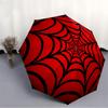 1pc Spider Web Automatic Folding Umbrella, Lightweight Retractable Compact Travel Umbrella, 8-Rib Sturdy Frame098