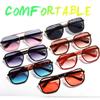 New Trendy Thick Frame Sunglasses Outdoor Travel Beach Sunglasses Men And Women Same Style Street Photography Glasses M5240