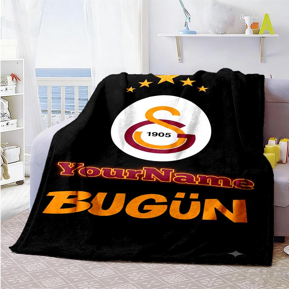 Galatasaray 275 Personalized Name Blanket Multi-purpose Customizable Blanket Durable Comfort Great for Couch Bedding Bed Living Room