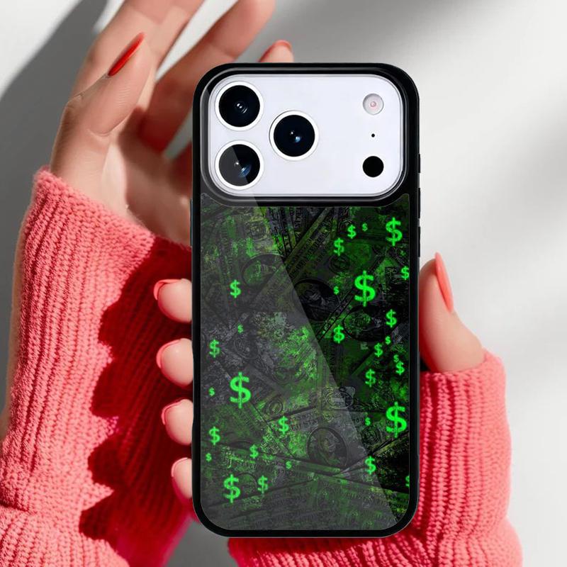 Money Dollars Cash Phone Case for iPhone 17 Air 16e 15 14 13 Pro Max Back Cover for 12 11 Pro Coque