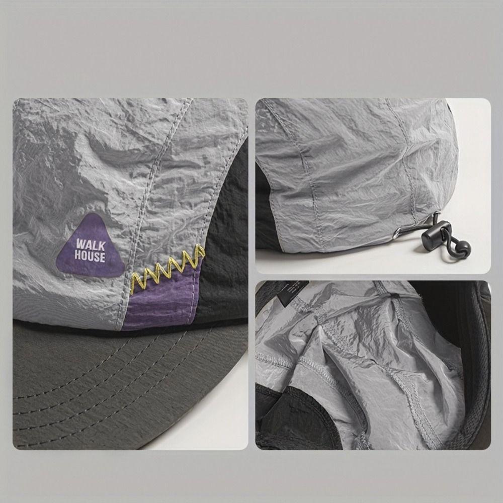 Color Matching Quick-drying Hat Flat-brimmed Sun Protection Caps Baseball Cap  Camping Leisure