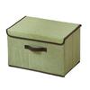 Foldable Dustproof Clothes Storage Box with Lid - Multifunctional Organizer for Clothing and Pants