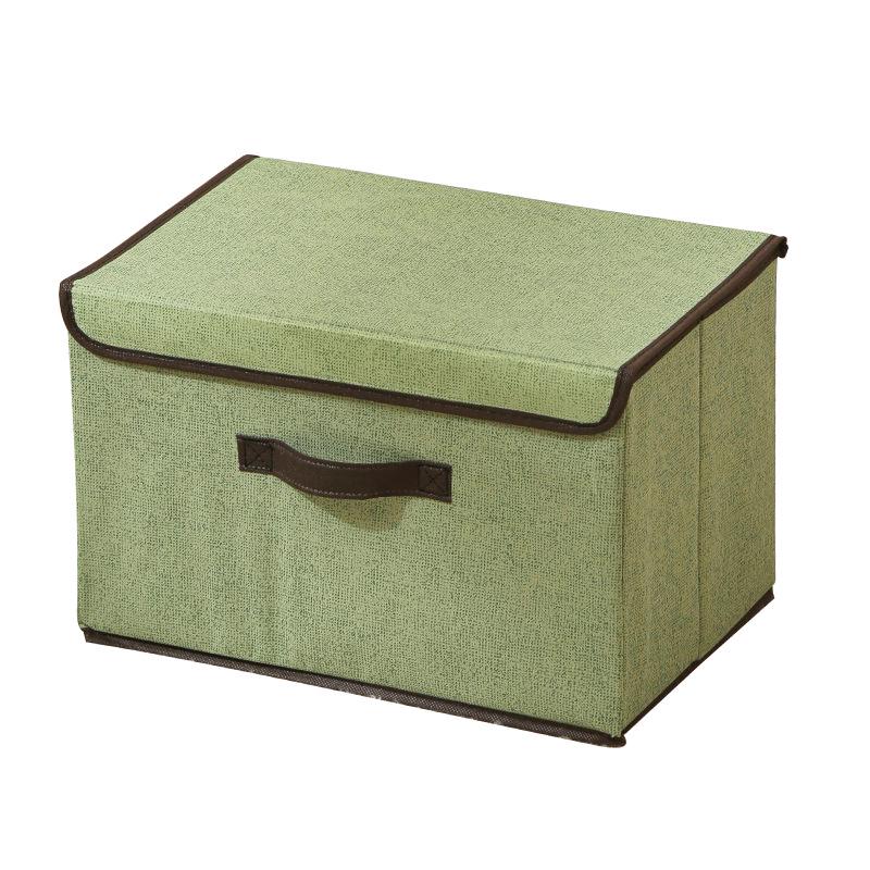 Foldable Dustproof Clothes Storage Box with Lid - Multifunctional Organizer for Clothing and Pants