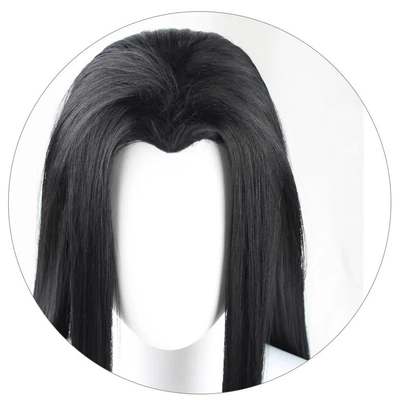 Anime Long Illumi Zoldyck Irumi Middle Parting Wig Heat Resistant Synthetic Hair Wigs