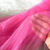 Soft Mesh Tulle Lace Fabric 150x100cm White Black Pink Gauze for DIY Dress Headdress Costume Party Decorative Home Sewing Supply