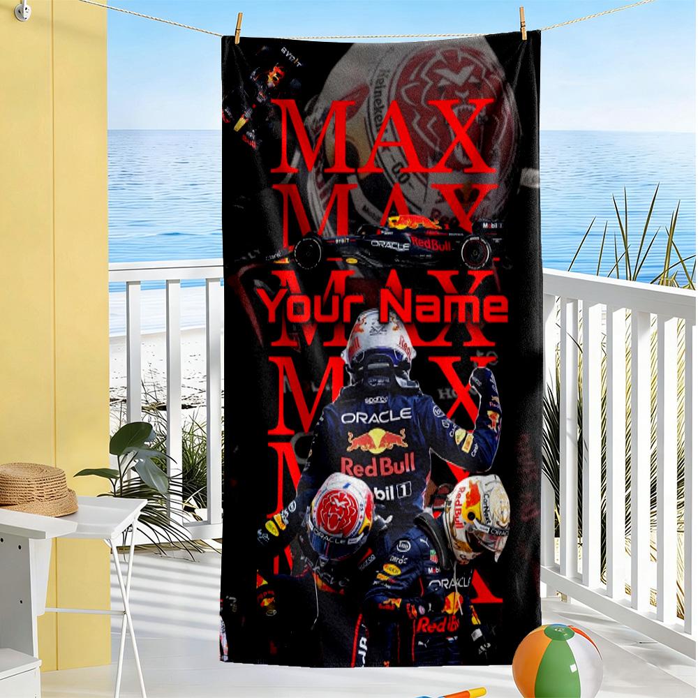 Oracle Bull Customizable Name Beach Towel Super Soft & Absorbent Suitable for Swimming Gym Camping Yoga Vacation