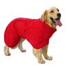 Red Large Dog Bathrobe, Quick-drying After Shower, Bathrobe for Pets