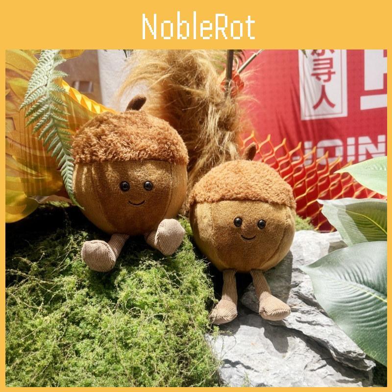 Plush Chestnut Toy Cartoon Plant Backpack Pendant Keychain Child Festival Gift