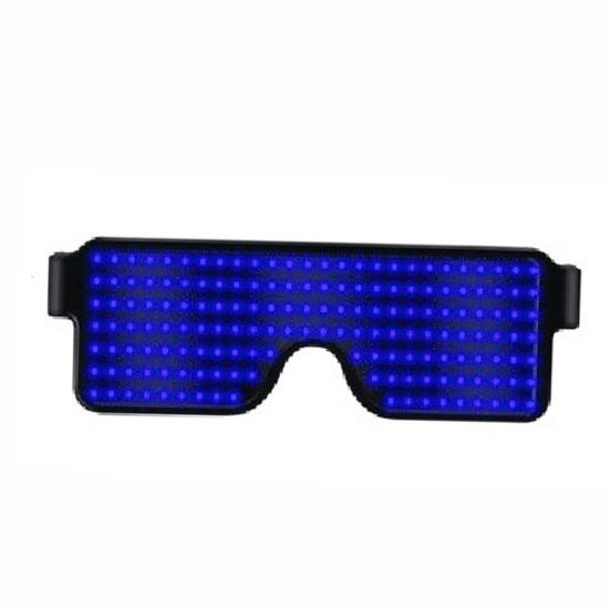 Electronic Eyeglasses with Luminous LED Light Birthday Party Carnival Props