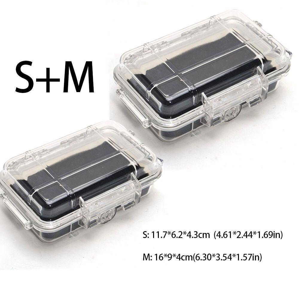 Robuste ABS Campingbox Stoßfest Transparent Versiegelte Aufbewahrungsbox Ausrüstung Trockenbox Professioneller Wasserdichter Werkzeugkasten