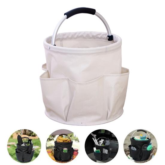 Tool Organizer Bag Storage Basket Large Capacity Multiple Compartments Waterproof Outdoor Camping Collapsible Storage