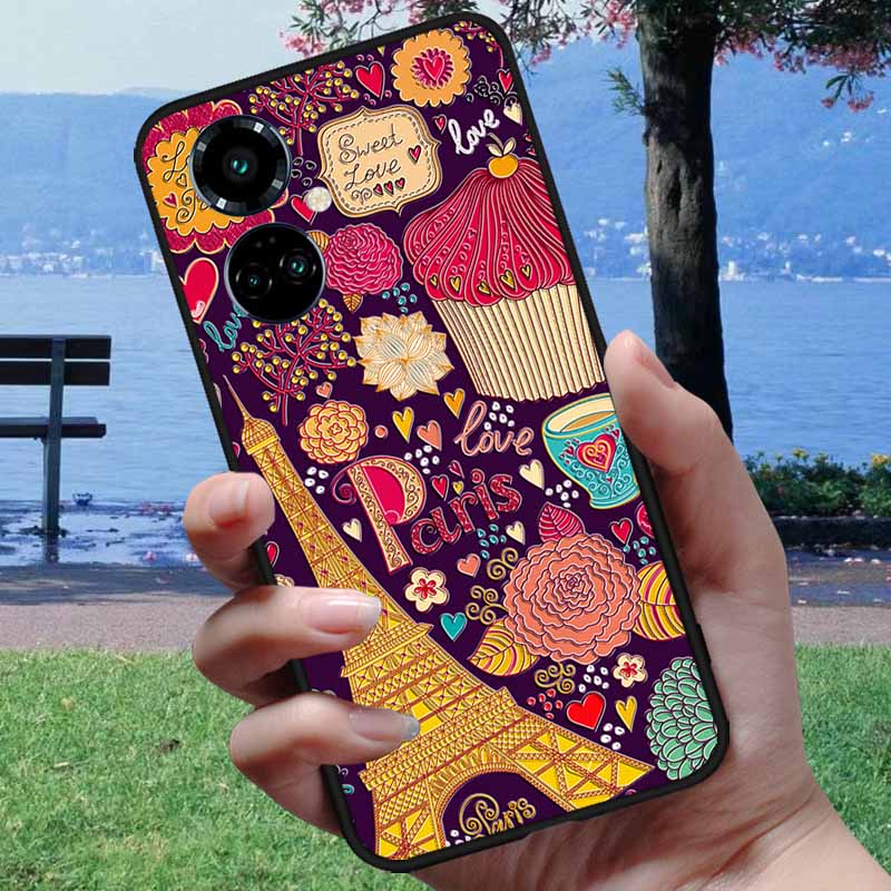 For Tecno Camon 19 Case Camon19 Neo 3D Relief Emboss Phone Cover For Tecno Camon 19 Pro 4G 5G Neo Coque Soft Silicone Cartoon