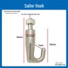 Steel Wire Rope Lifting Hanger: Alloy Hook Safety Adjustable Clip for Luminaire Fixing and Picture Hanging
