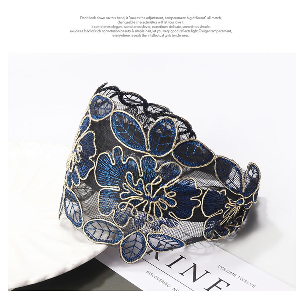 Damen Breitkrempiger Spitzen-Haarreif Rutschfestes Stirnband Alleskönner Temperament Einfacher Haarreif Haaraccessoires