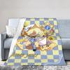 Reine Vanille Strickdecke Flanell Cookie Run Kingdom Warme Überwurfdecken für Bett Schlafzimmer Quilt