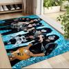 Kiss Band Pool Party Carpet Rug Soft Washable Anti Slip Home Living Room Sofa Mats Personalized Christmas Rug
