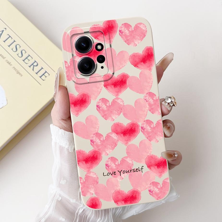 Per Custodia Xiaomi Redmi Note 12 4G Note12 5G Carina Coniglio Cartone Animato Cover Morbida TPU Custodia per Telefono Per Xiaomi Redmi Note 12 Pro Plus Guscio