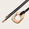 Tie Waist Belt Chain Skinny Belt for Casual Costume Belt for Jeans Dress