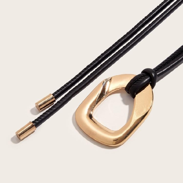 Tie Waist Belt Chain Skinny Belt for Casual Costume Belt for Jeans Dress