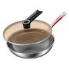 KOBACH 304 Stainless Steel Honeycomb Wok