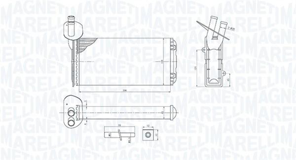 Magneti Marelli Heater 350218410000