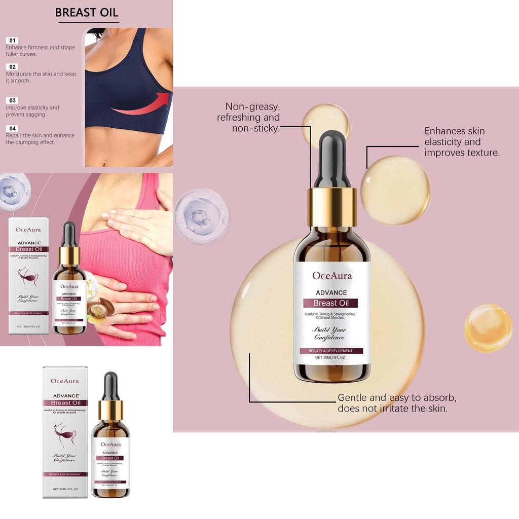 Oceaura Breast Care Essential Oil Gentle Moisturizing Formula For Firm And Elastic Skin