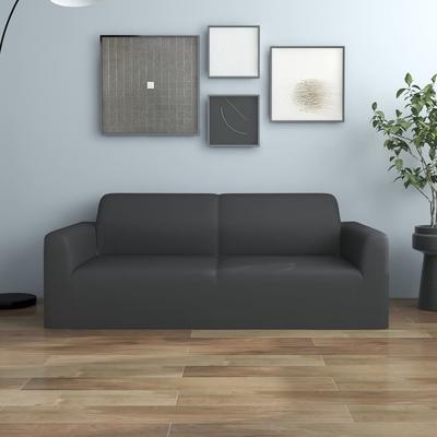 Vidaxl Elastic 2-Seater Sofa Cover, Anthracite, Jersey