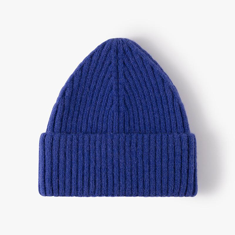 Thick Knitted Beanie For Women With Breathable Sheep Wool For Winter Casual Wear