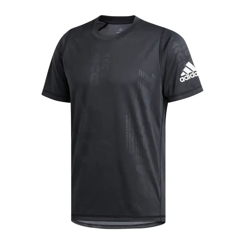 Adidas T Shirts Men's Black Crew Neck Moderate DZ7366