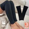 NAKAMAJITA Leg 42cm Set Men and for Casual Outdoor Mountain Home Room Support Warm, Fleece-Lined, Loose-Fitting Warmers, Long, Length, 3-Pair (6