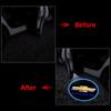 LED Car Door Welcome Light Decoration Light Car Badge Logo For Chevrolet Onix Cruze Silverado Impala Equinox Malibu Tahoe Cobalt