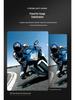 Dual-Lens 4K 60FPS Waterproof Motorcycle Dash Cam with HDR