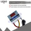 LIZAO XH-W1111 Digitaler LED-Temperaturregler 11A 11V/11V/111V/111V Thermostat mit NTC-Sensor für Heiz-/Kühlsteuerung