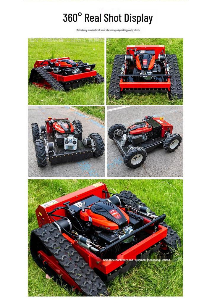Italian Remote-Controlled Slope Mower for Agricultural Land and Roadside Maintenance