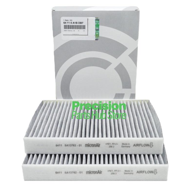 OEM 64115A1BDB7 For BMW G05 G07 G12 G30 X5 X6 X7 5 6 7 8 Series Cabin Air Filter 64119366403 64116996209 64119366401 64116996208