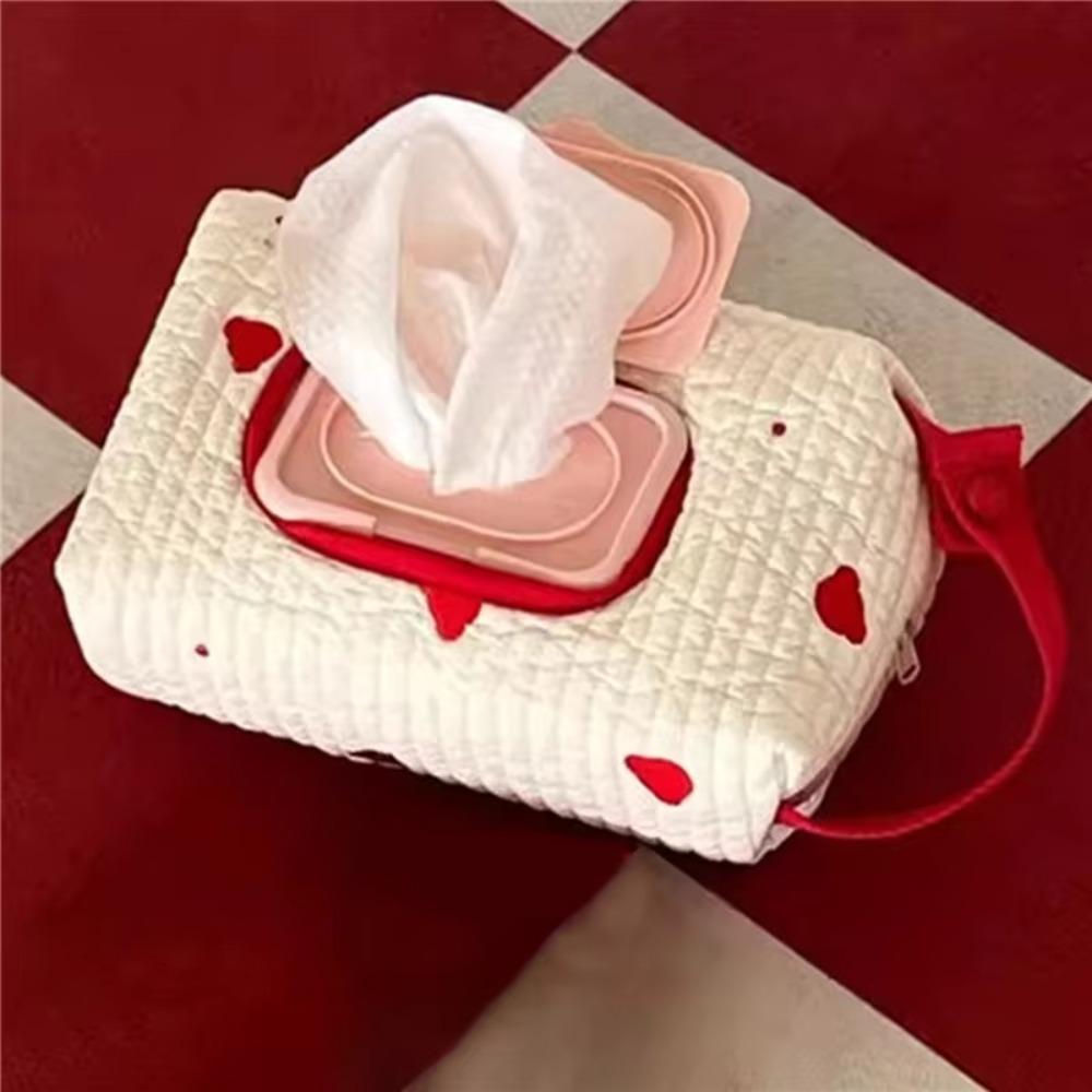 Cotton Car Tissue Box Handheld Napkin Holder Home Supplies Wet Wipes Case  Kitchen