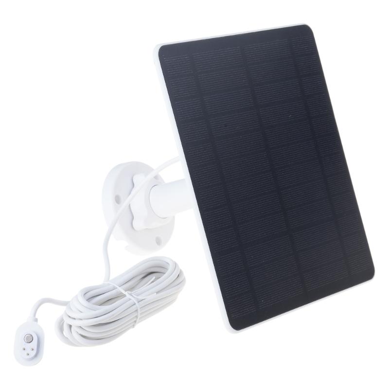 Solars Panel Charging for Arlo Cameras, 5W High Efficiency, IP66 Waterproof with 10meter Cable